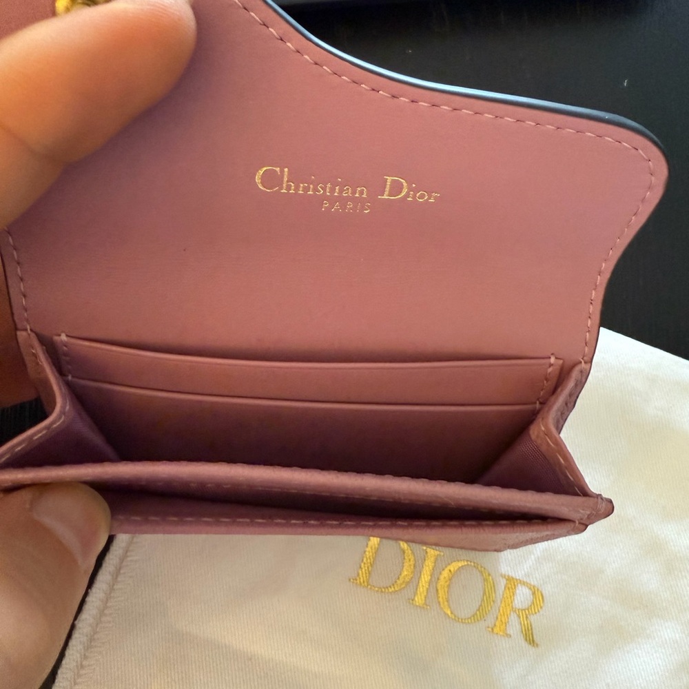 NWT Dior Saddle Wallet/Card Holder - Picture 4 of 5